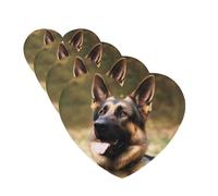 Animal german shepherd Car Air Fresheners Cards Set of 4 Pieces Personalized Car Fresheners Gifts for Men Women Auto Aromatherapy Tablets Hanging Scented Cards for Wardrobe Bathroom