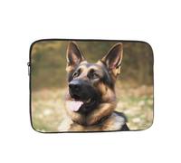 Animal German Shepherd Laptop Sleeve Bag 12 Inch Waterproof Shock Resistant Notebook Carrying Case Lightweight Computer Skin Bag