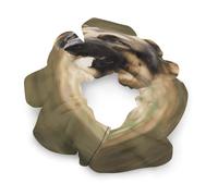 Animal German Shepherd Scrunchies for Women Neutral No Damage Hair Ties Soft Ponytail Holder Gentle Elastic Hair Bands Gentle On Hair Scrunchies for All Hair Types Fashion Hair Bands