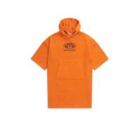 Animal Gill Kids Cotton Towelling Poncho - Quick Dry Absorbent Poncho Towel, Childrens Changing Robe - Spring Summer Beach, Travel, Pool & Swimming Orange S - M