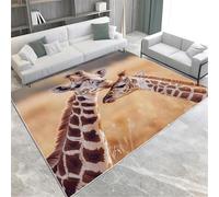 Animal Giraffe 3D Printing Large Carpet Living Room Area Carpet Soft Flannel Boy Room Gift Rug Cushion Rug 60 X 90 Cm - Polyester Soft Touch Easy Clean, Stain Resistant -4906226151940