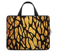 Animal Giraffe Print Laptop Bags Ultra-Thin, Lightweight & Waterproof 12inch Laptop Sleeve, Durable Neoprene Material, Portable Protective Computer Bag with Hand Strap