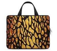 Animal Giraffe Print Laptop Bags Ultra-Thin, Lightweight & Waterproof 15inch Laptop Sleeve, Durable Neoprene Material, Portable Protective Computer Bag with Hand Strap