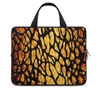 Animal Giraffe Print Laptop Bags Ultra-Thin, Lightweight & Waterproof 17inch Laptop Sleeve, Durable Neoprene Material, Portable Protective Computer Bag with Hand Strap