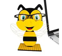 Animal Glasses Holder - Glasses Display Stand Animal | Eyewear Rest | Shape Spectacle Stand, Cartoon Creature Wooden Frame, Handmade 3D Wood Carved Sunglass Holder, Cute Desk Organizer for Spectacles