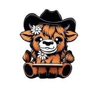 Animal Glasses Holder Stand | Cute Highland Cattle Spectacle Holder Stand,Eye Glasses Holder Statues, Cute Glasses Display Stand Wooden Cow Eyeglasses Display Stand for Desktop