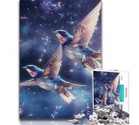 Animal Golden Sparrow 1000 Piece Jigsaw Puzzle for Adults And Teenagers,Staycation Kill Time with Fully Interlocking Randomly Shaped Pieces 38x26cm