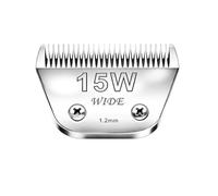 Animal Grooming Wide Blades ，Compatible with Andis,Compatible for Oster ，A5,Compatible for Wahl， km10 Clippers Stainless Steel Blades for Pet,Dog,Cat,Horse(15W)