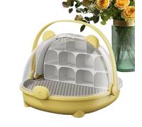 Animal Habitat Cage - Portable Feeding Box Transparent Transport Container,Carrier Habitat Cage Observe Pet House for Outdoor & Frogs