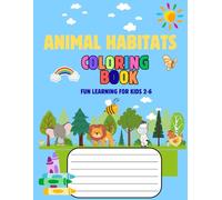 Animal Habitats Coloring Book
