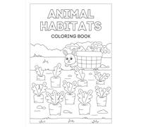 ANIMAL HABITATS COLORING BOOK