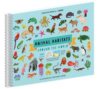 Animal Habitats Sticker Book (500+ Stickers for Kids & 12 Coloring Pag