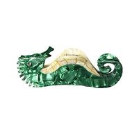 Animal Hair Claw For Women Seahorse Hair Clip Thick Hair Large Claw Clip Strong Hold Styling Claw Headwear 2 Color Seahorse Animal Hair Claw Clip For Women Girls For Thick Hair Thin Hair Hair Styling