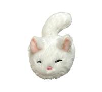 Animal Hair Clip Soft Decorative Accent for Bangs Side Sections Dail Plush Animal Hair Clip Face Barrette Soft Accessory Bangs Side Sections Daily Styling Casual Outfit Playful Accent Single