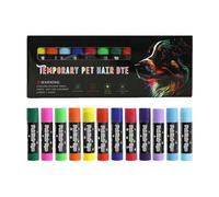 Animal Hair Dye | Washable 12 Column Family Animal Fur Paint | Polygen For Dogs Polygraph, Pet Fur Paint For Different Canvases