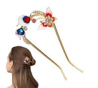 Animal Hair Pin, Animal Wedding Hair Pencils, U Shapes Wedding Accessories, Decorative Oil Making Processing to Show the Gradient Light and Shadow on Wings, for Stage Performances, Photo