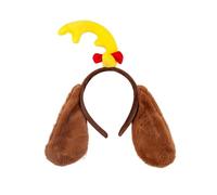 Animal Hairband For Halloween Carnivals Props Headband Cartoon Plush Animal Hairhoop Christmas Party Gathering Headpiece Party Costume Hairband
