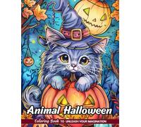 Animal Halloween Coloring Book: Halloween-Themed Creatures for Spooky Art