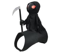 Animal Halloween Costume - Scary Knight Costume for Dogs, Funny Cat Clothing | Comfortable Cosplay Clothes for Halloween Parade, Festive Party Ves