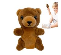 Animal Hand Puppets - Brown Bear Fox Squirrel Plush Finger Toys, Soft Educational Dolls, Interactive Storytelling Characters | Creative Performance Activity Tool For Preschool Classroom Enter