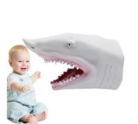 Animal Hand Puppets | Cartoon Realistic Crocodile Shark saur Toy Hand Puppets,Soft Rubber Role Play Head Puppet Toys for Story Telling Activities Imaginative Puppet Theater Party Show