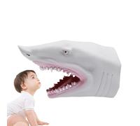Animal Hand Puppets, Cartoon Shark Crocodile Animal Toy Hand Puppets, Soft Rubber Role Play Head Puppet Toys for Story Telling Activities Imaginative Puppet Theater Party Show