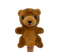 Animal Hand Puppets - Cute Plush Interactive Toy Set, Soft Fox Bear Puppets, Educational Imagination Game Accessories | Game Entertainment