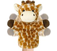 Animal Hand Puppets for Children, Plush Lion Giraffe Party Props, Narrative Dolls for Children, for Girls, Parents, Teachers, Preschool Children, Childcare Facilities, Classroom