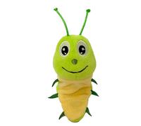 Animal Hand Puppets - Soft Plush Ant, Ladybug, Bee, Caterpillar Finger Puppets | Interactive Storytelling Toys for 1-3 Years, Role Play, Preschool Learning, Imaginative Play for Girls Boys