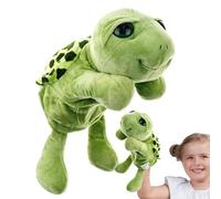 Animal Hand Puppets - Turtle Shape Toy, Soft Plush Puppet Design, Comfortable Finger Control, Educational Storytelling Accessory | Portable Preschool Play Prop for Kids, Boys, Girls, Family Stage Perf
