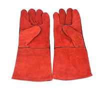 Animal Handling Gloves Proof 13.4 Inches Long for Scratch Bird Training Leather Bird Training Anti-bite Gloves