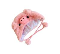 Animal Hat - Headwear Costume Accessory | Soft Plush with Pig Chicken Style, Costume Accessory Party Hat, Dress Up for Halloween, Christmas Festival for Small Pets and Outdoor Events