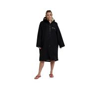 Animal Hazey Womens Waterproof Beach Parka - Warm Raincoat with Pockets, Fleece Lining & Adjustable Hood - Autumn Winter, Outdoors, Holiday & Walking Jet Black L