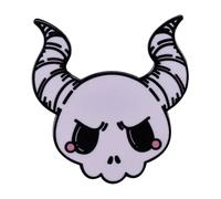 Animal Head Skull Enamel Pin - Fox, Wolf, Crow, Cat, Unicorn, Deer