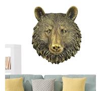 Animal Head Wall Decoration, Animal Head Decoration, Wall Mounted Realistic Animal Decorations, Decorative Animal Decoration for Living Room, Apartment, Artistic Decorations for Living Room