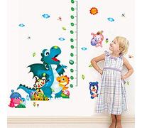 Animal Height Wall Stickers A Variety of Dinosaur Image Children's Room Decoration Height Measurement Table (Dinosaurs and Monkeys)