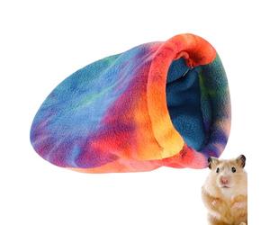 Animal History POUCHA - Washable Soft Vibrant Shelter | Small Multi-purpose Pet Cave, Sugar Glider , Hamster, Warm Shelter for Home