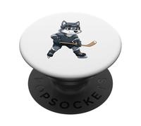 Animal Hockey Player Illustration PopSockets Adhesive PopGrip