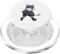 Animal Hockey Player Illustration PopSockets PopGrip for MagSafe