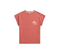 Animal Holly Women’s Cotton Logo T-Shirt - Lightweight, Breathable Casual Tee - Autumn, Winter Outdoors, Holiday, Walking, Hiking Rust Women's Size 18