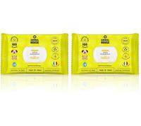 Animal House Chamomile Wipes 100 Pieces Natural Moisturizing and Soothing Wipes, Biodegradable and Hypoallergenic, for Daily Cleaning of Dogs and Cats (Pack of 2)