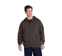 Animal Icon Men’s Logo Zip Through Hoodie - Soft Cotton Full Zip Sweatshirt with Adjustable Hood & Side Pockets - Spring, Summer, Hiking & Travel Khaki XL
