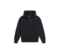 Animal Icon Men’s Logo Zip Through Hoodie - Soft Cotton Full Zip Sweatshirt with Adjustable Hood & Side Pockets - Spring, Summer, Hiking & Travel Black XS