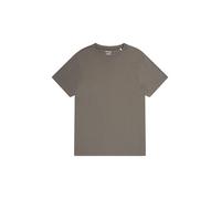 Animal Icon Mens Plain Cotton T-Shirt - Lightweight Relaxed Fit Everyday Use Top - Autumn Winter Walking, Hiking, Outdoors & Trekking Dark Khaki L