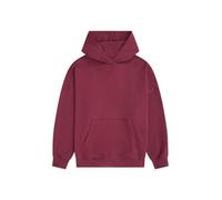 Animal Idol Womens Drop Shoulder Hoodie Burgundy L