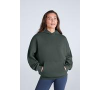 Animal Idol Womens Drop Shoulder Hoodie - Soft & Cosy Beach Jumper with Kangaroo Pocket, Elasticated Cuffs & Hem - Autumn Winter Walking, Hiking & Outdoors Dark Green Women's Size 14