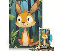Animal III Jigsaw for Teenagers 1000 Pieces Mental Improve Play Uniform Size Precise Pieces Family Fun Night Activity (38x52cm)