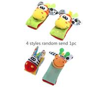 Animal Infant Baby Kids Hand Wrist Bells Foot Sock Rattles Soft Toys New Soft Plush Toy Pillow