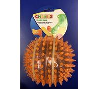 Animal Instincts AI ChewiesSpikey Ball Large 12.5cm | Durable Rubber, Crunchy PET Inside, Bouncing Fun Chew Toy for Dogs