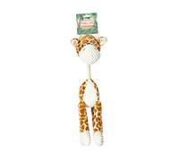 Animal Instincts Jungle Buddies Giraffe Plush Dog Toy with Squeaker, Large